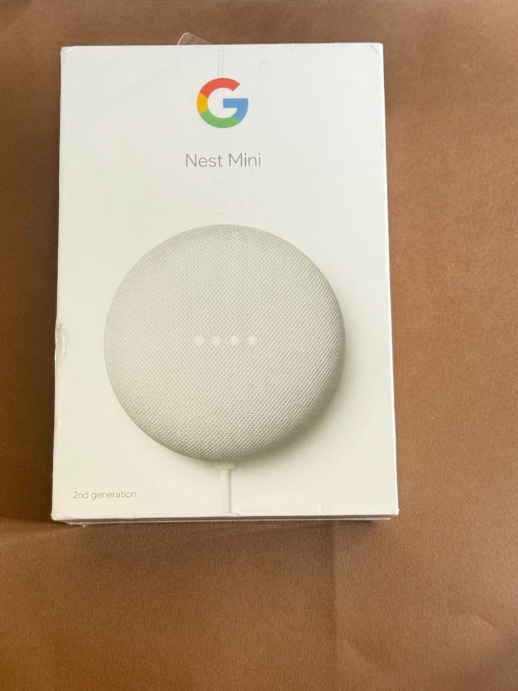 Google Nest Mini 2nd Generation Smart Speaker with Google Assistant - Chalk