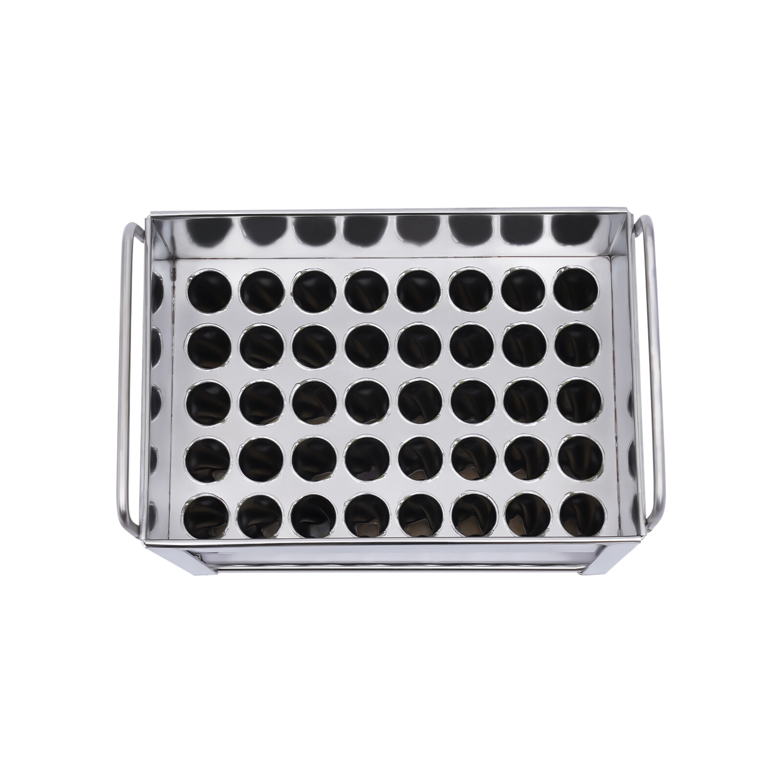 40pcs Stainless Steel Molds Ice Lolly Ice Cream Stick Holder Commercial