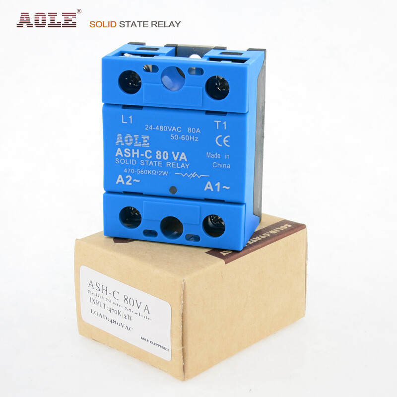 ASH-C80VA (SSR-80VA) Solid State Relay Regulator 80A AC0-480V