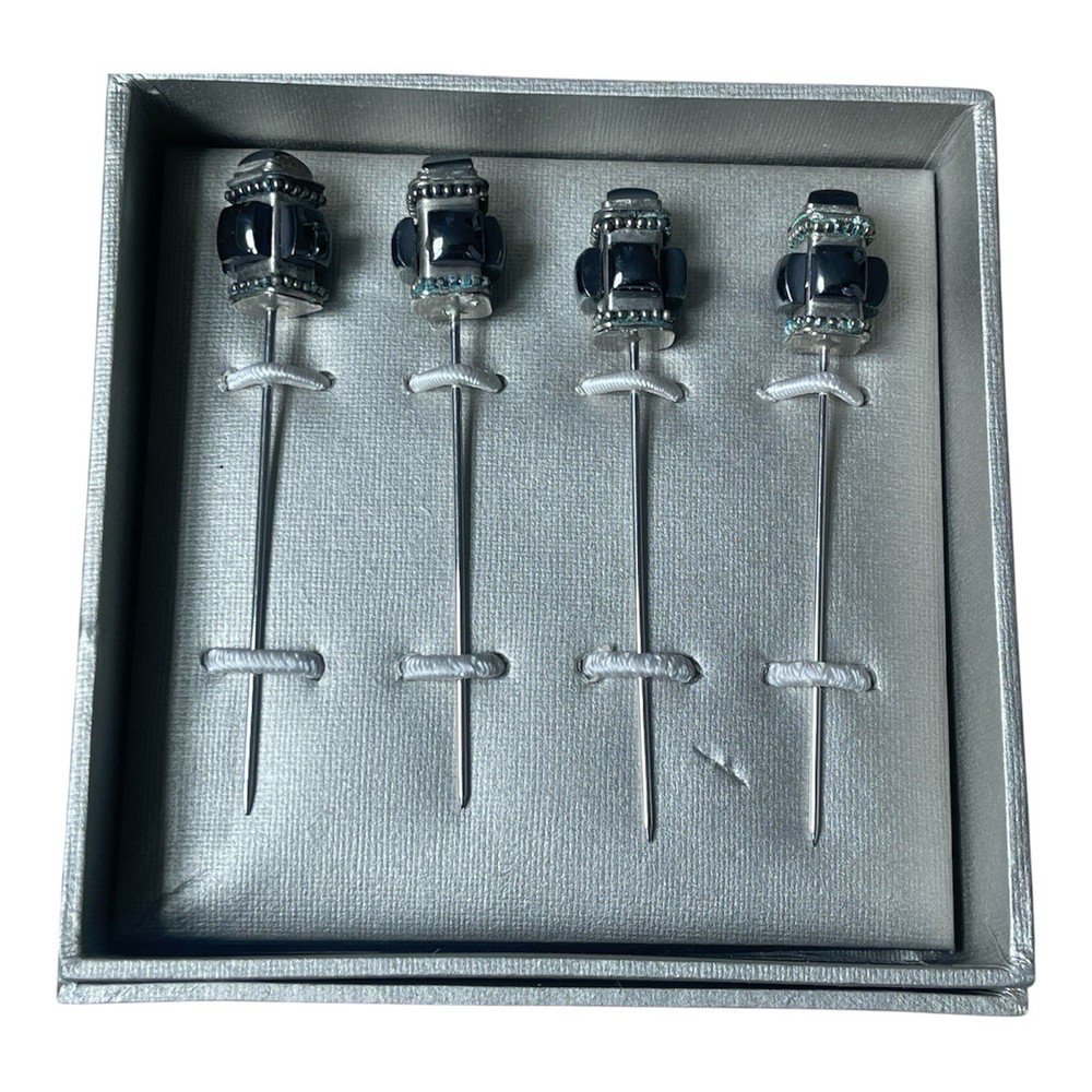 Kim Seybert Bar cocktail picks onyx