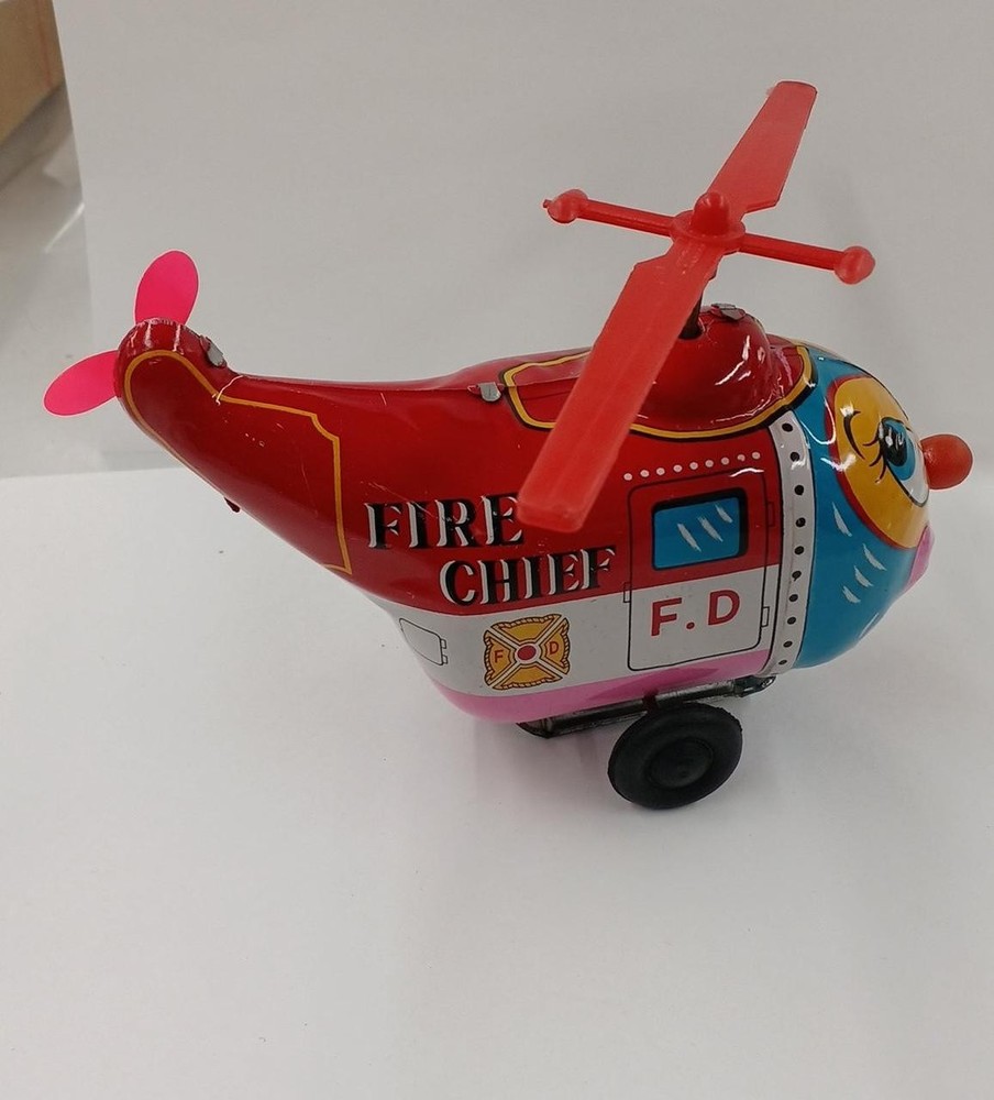 Mikuni COMIC HELICOPTER tin toy