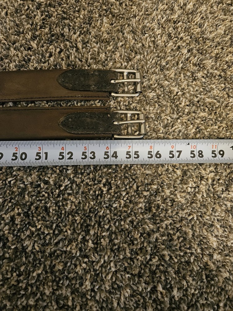 56" Stubben Leather Girth