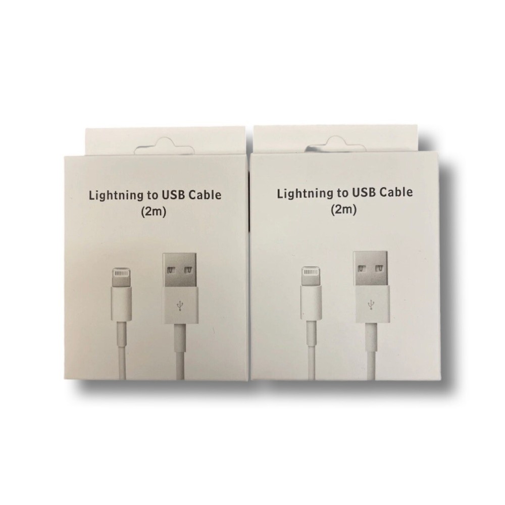 2 pack 6ft Charger Cable Charging Cord For iPhone With Cable Protector