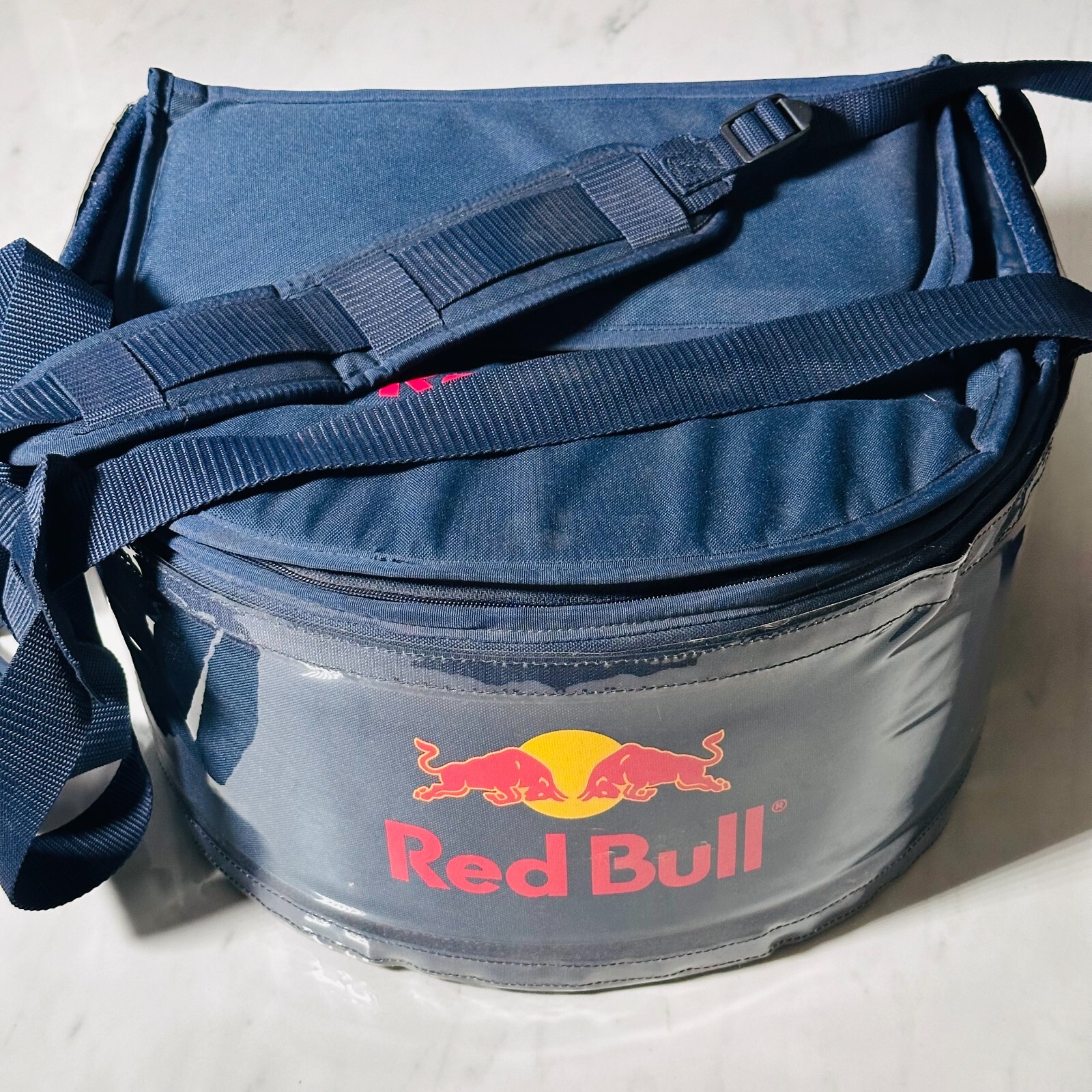 Red Bull Blue Stadium Beverage Vendor Concessions Belly Tray Cooler 14x16x8 RARE