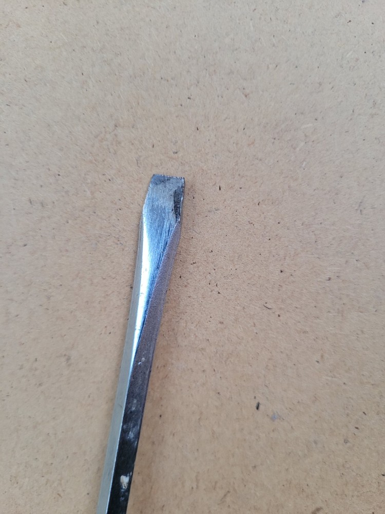 Proto 9733 Wood Handled Slotted Flat Tip Screwdriver .