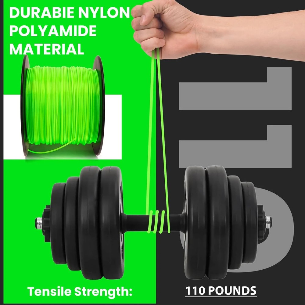 095 Trimmer Line Heavy Duty, Weed Eater String .095, String Trimmer Line .0