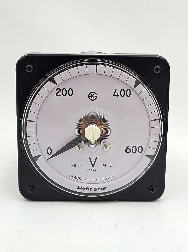 Light Star KB-11 Analog AC Voltmeter 0-600V ( 1 pcs )