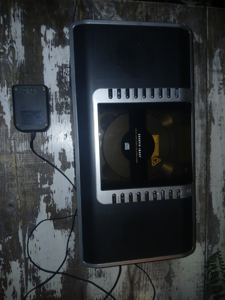 Sharper Image BlueNight CD DIGITAL TUNING COMPACT DISC STEREO. See description