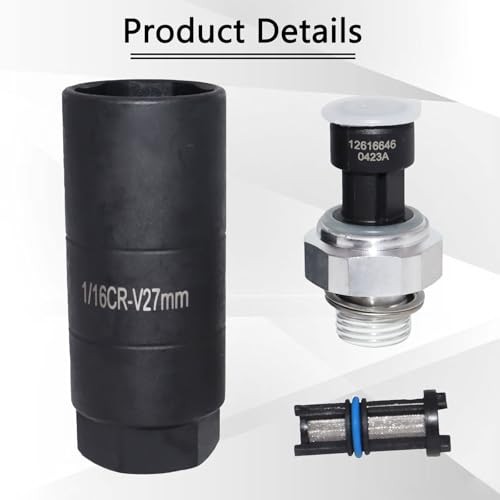 12677836 Engine Oil Pressure Sensor Switch Sending Unit with Filter Socket