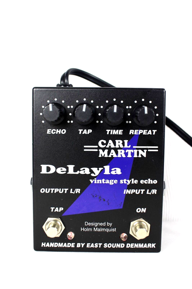 Carl Martin DeLayla Vintage Style Echo Effects Pedal TESTED & WORKS.