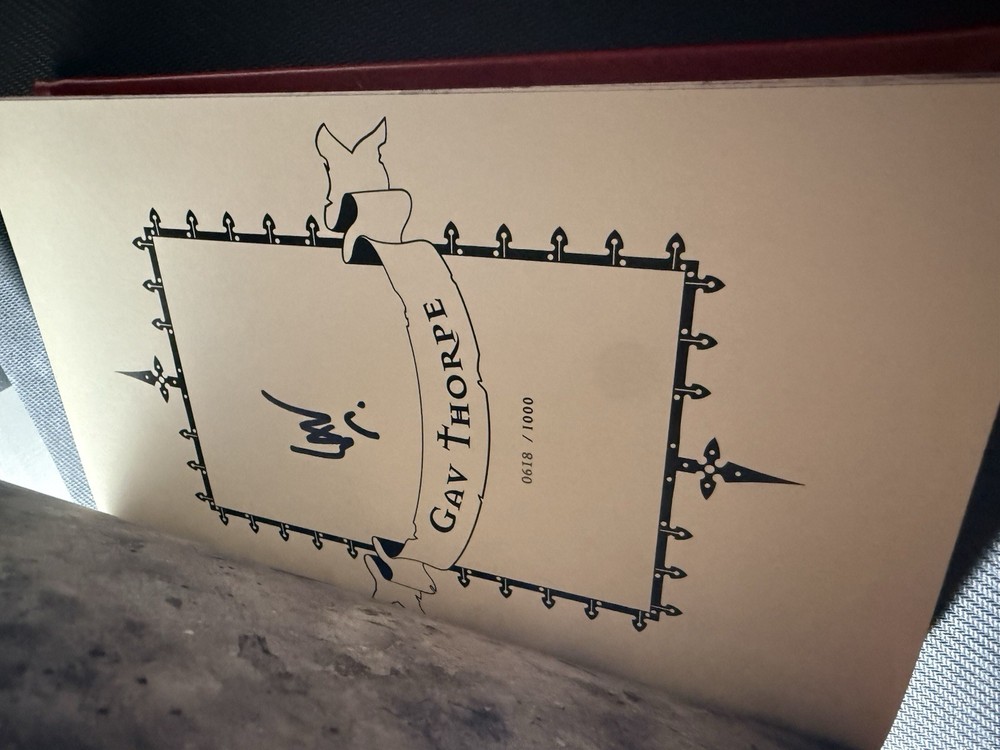 Warhammer 40k Black Library Imperator Collectors Edition Signed