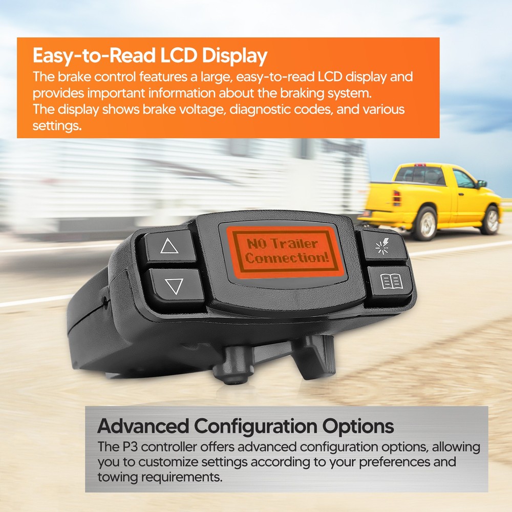 For Tekonsha P3 Prodigy Electric Trailer Brake Control Module Controller 90195