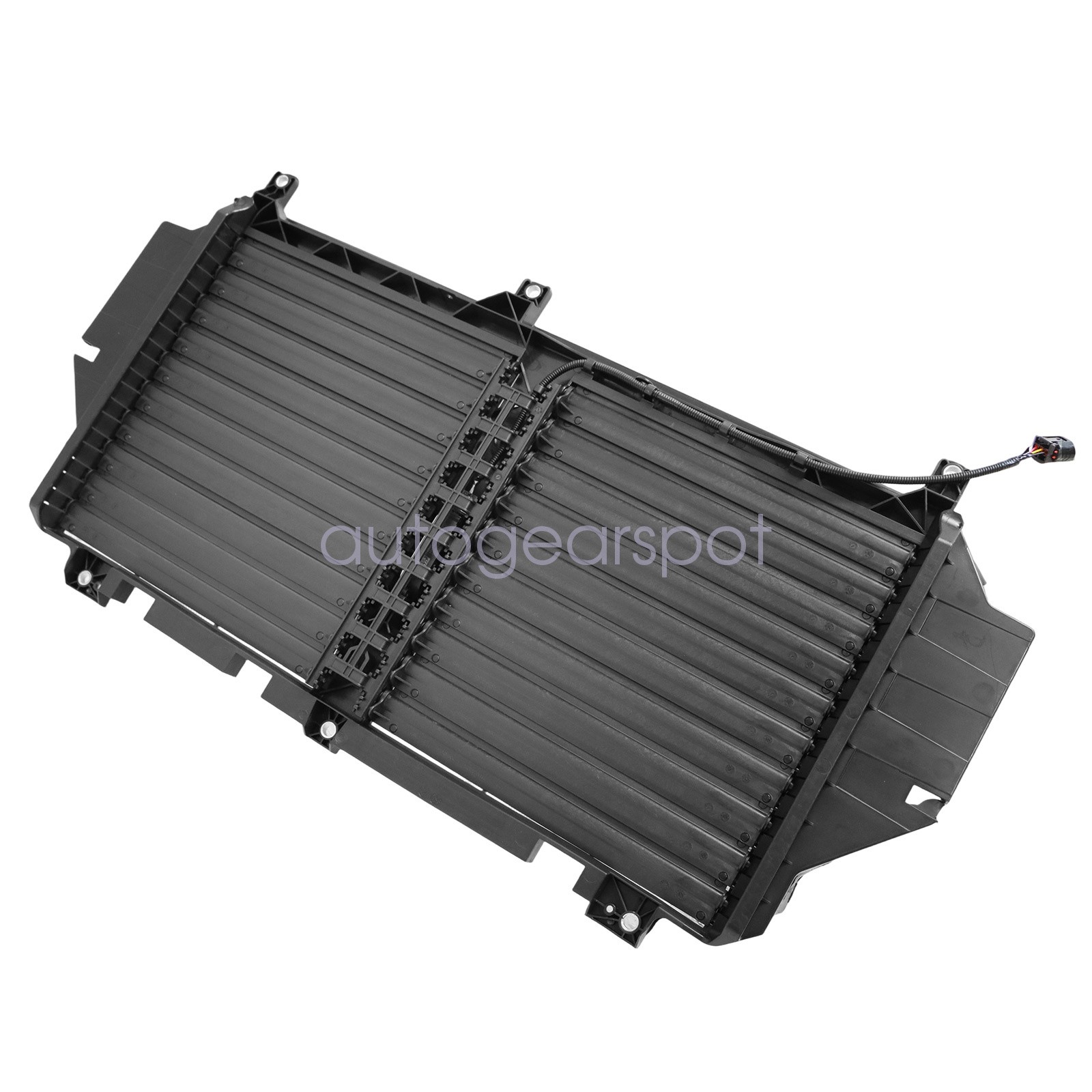 For 2024-2025 Toyota Tacoma Radiator Shutter With Motor Matte Black 2.4L