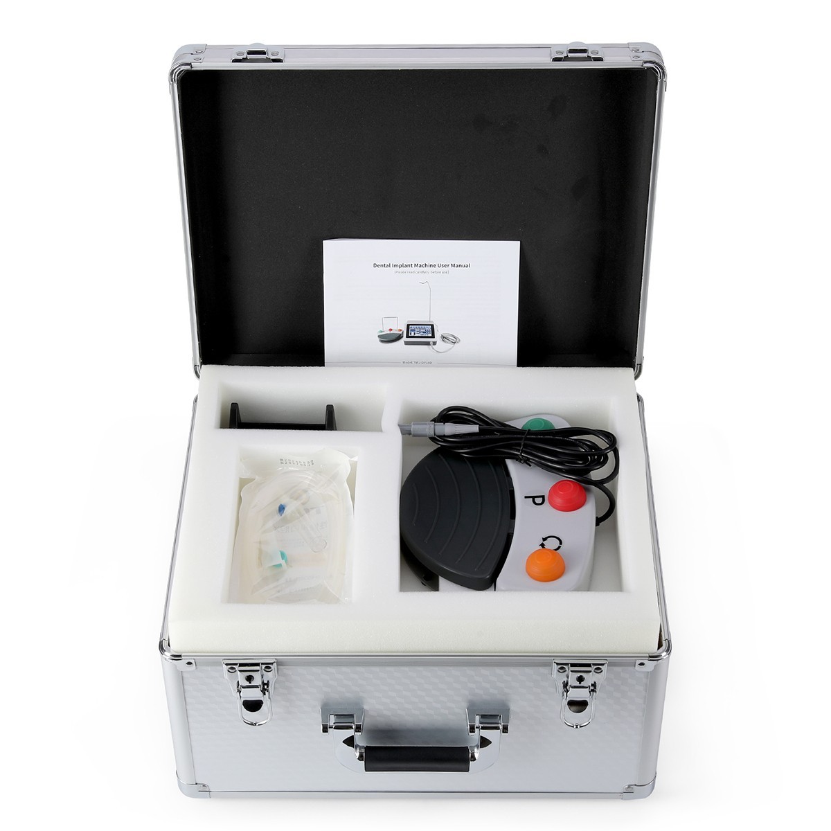 AZDENT Dental Brushless Implant Motor +20:1 LED Contra Handpiece Touch Screen