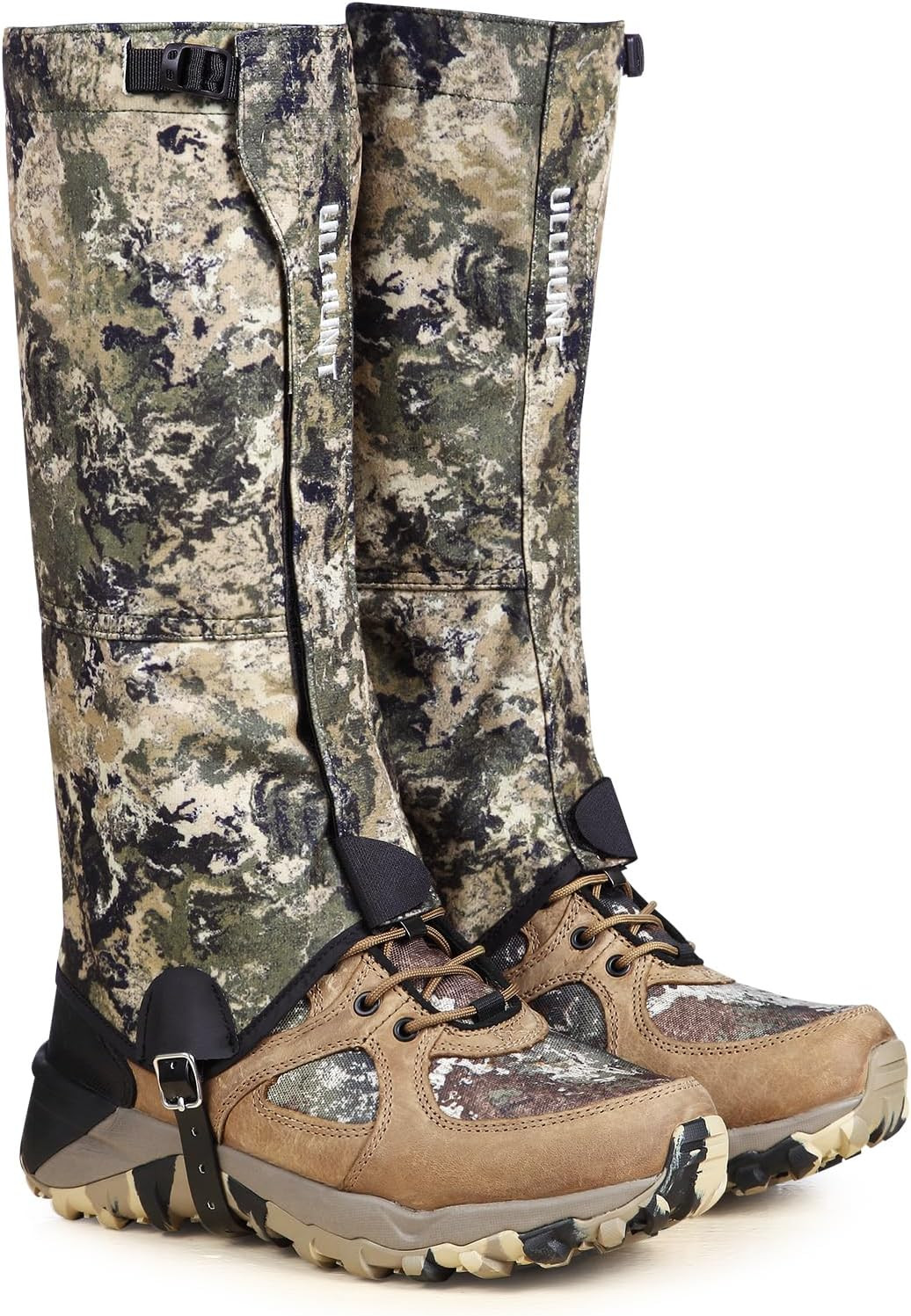 Hunting Gaiters Boot Gaiters, Durable Leg Gaiters for Hunting, Waterproof Hiking