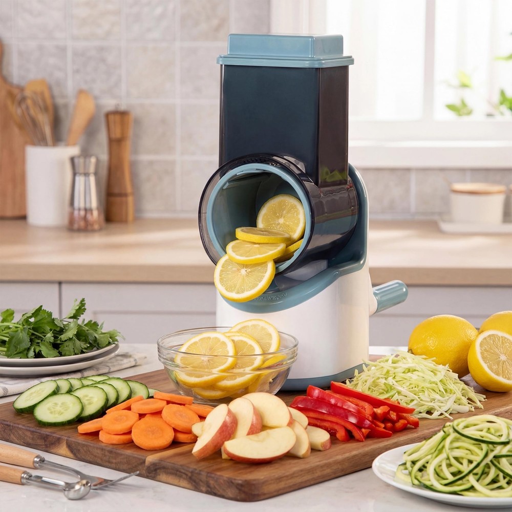 Electric Vegetable Chopper, Multifunctional Automatic Slicer Dicer, Stainless...