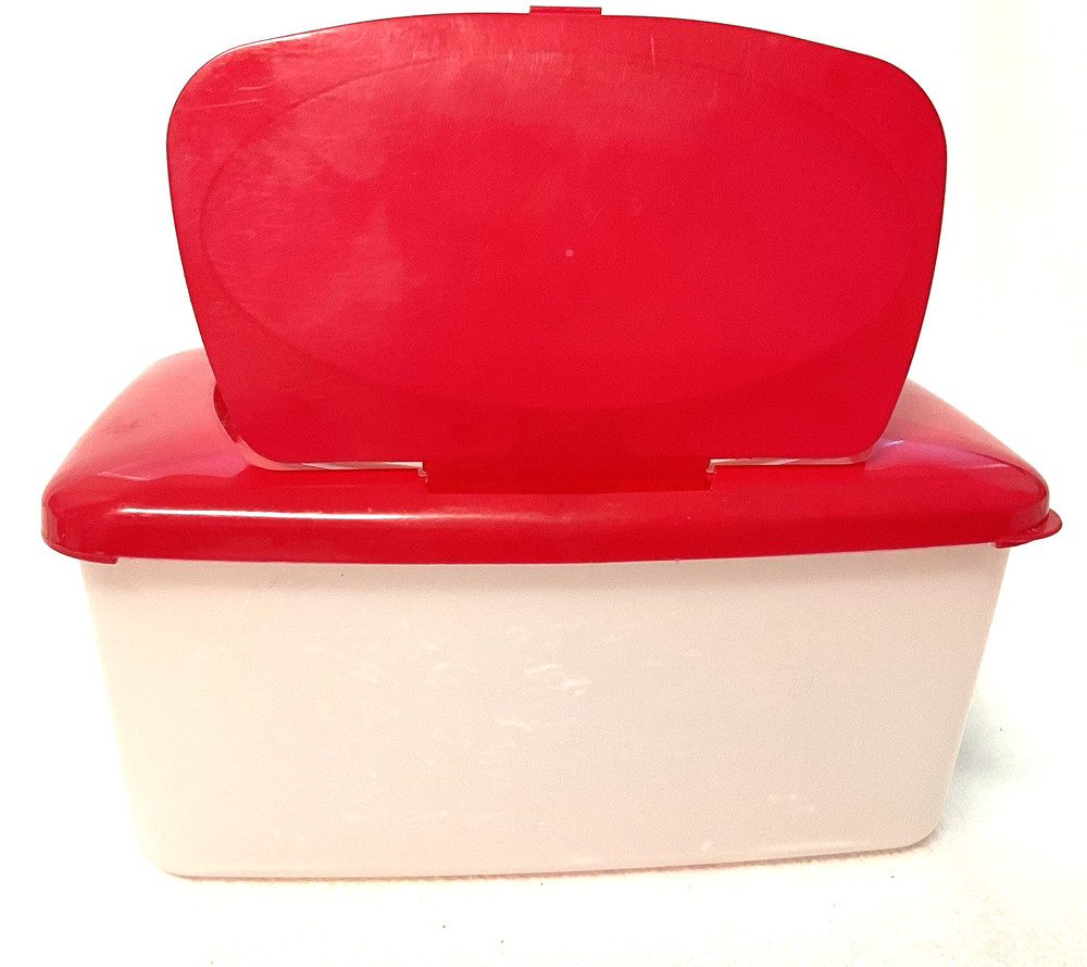 Walmart Baby Wipes Dispenser Pop-Up Container Refillable Full Size EMPTY