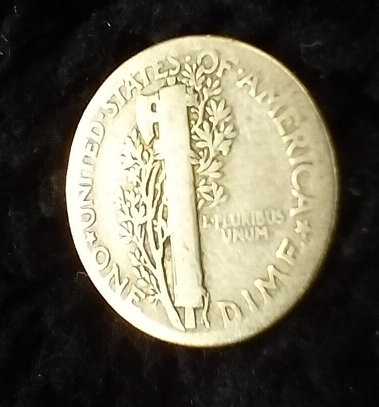 Mercury Dime 1945 No Mint Grade Good