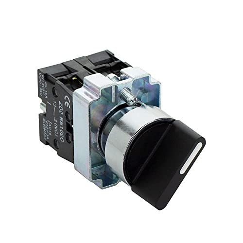 Rotary Switch - 2-Position Selector Switch Maintained - 22mm 1 Unit NO/NC
