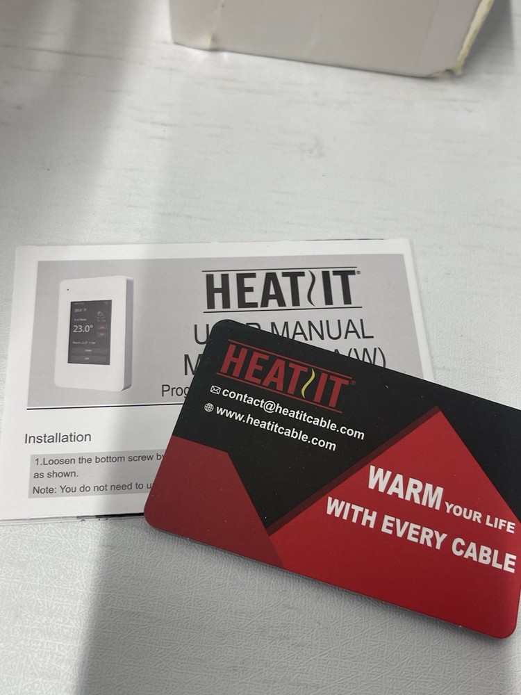 HEATIT ET-7A Touchscreen Programmable Thermostat with Voice Control