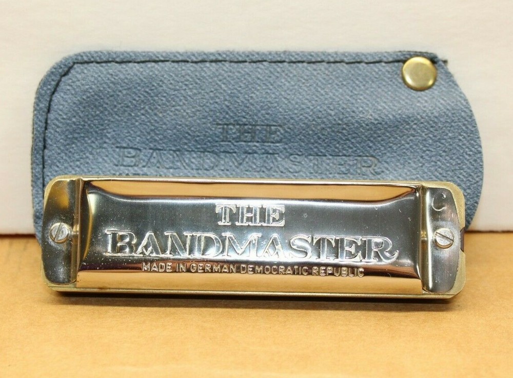 Vintage The Bandmaster Harmonica with Case Made in Germany