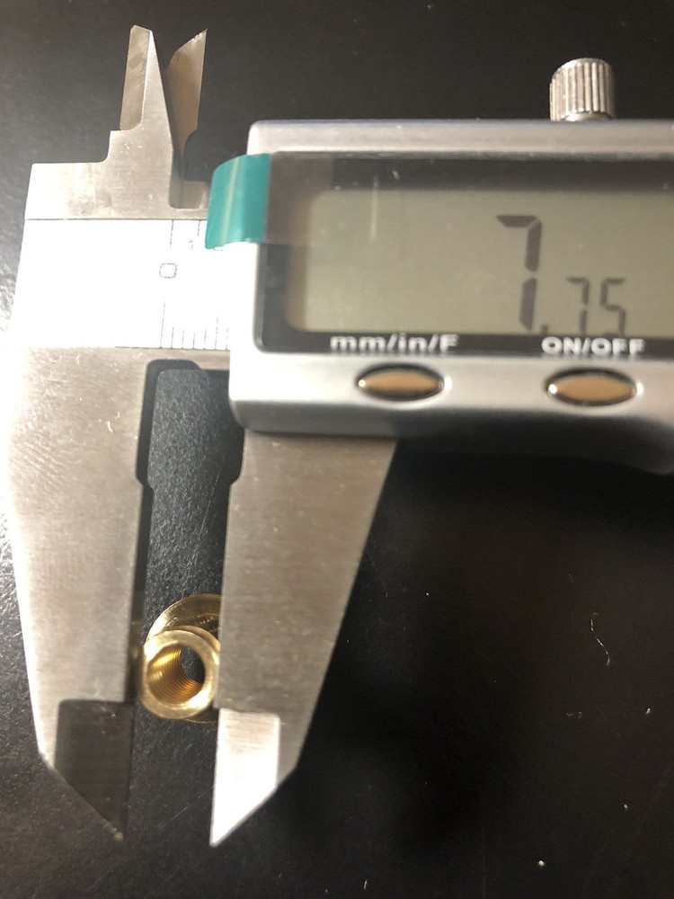 20 pcs Multicert Threaded Barbed Insert M6 Brass by Tappex (Plastic, Press in)