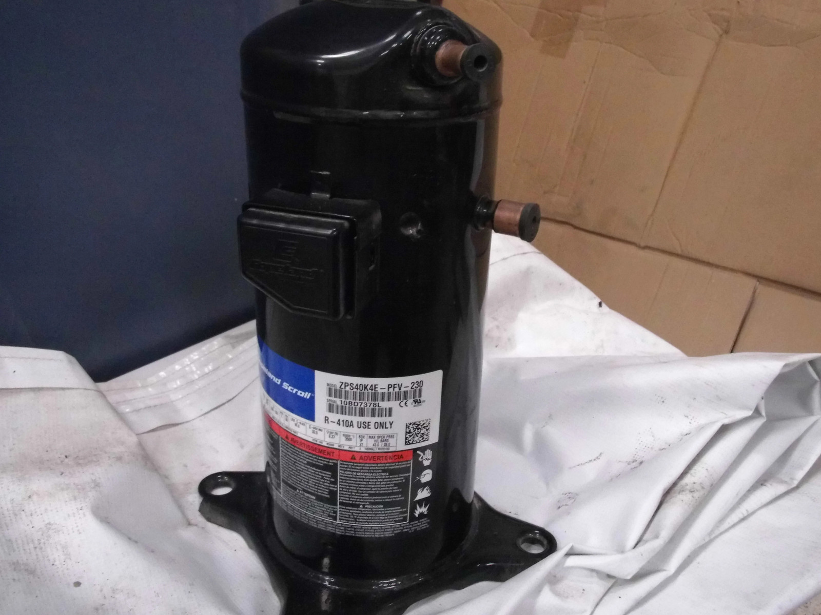 Copeland Scroll Compressor 410A 40,000 BTU  ZPS40K4E-PFV-230