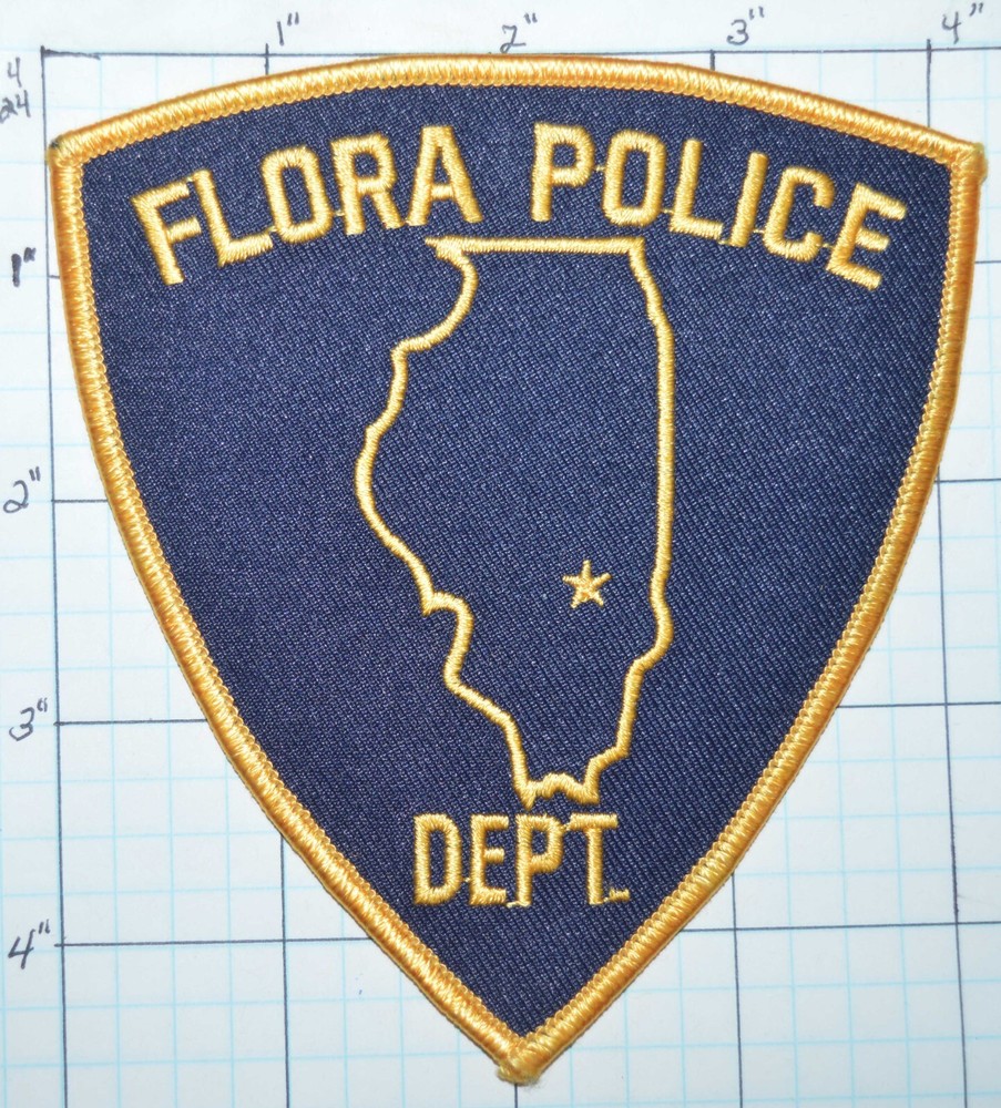 ILLINOIS, FLORA POLICE DEPT PATCH