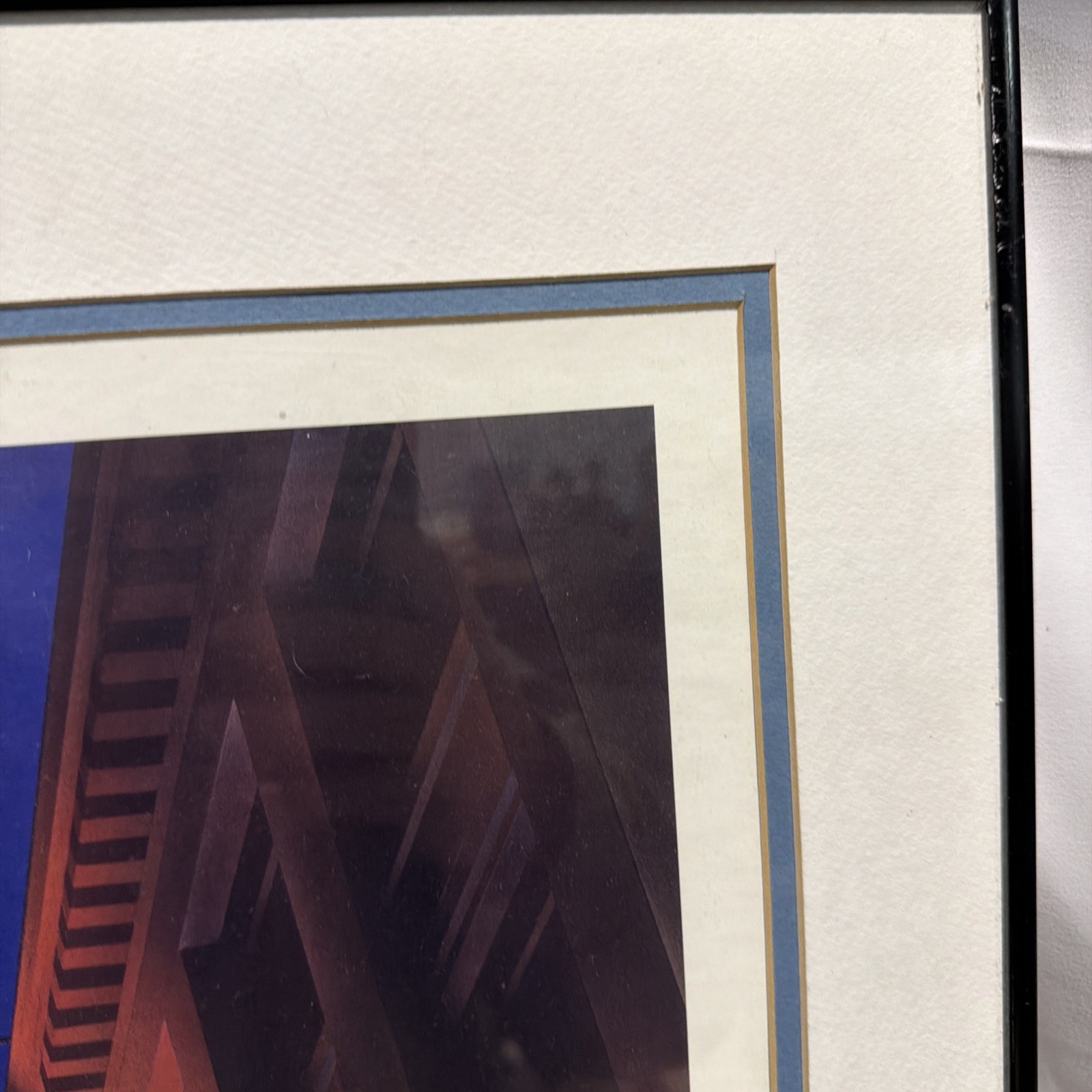 Vintage Framed 21,5x26’’ The Apollo Theatre Print Poster