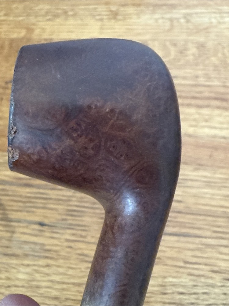 Comoy’s Satina Smooth Bent Brandy Pipe 56. Rough Shape