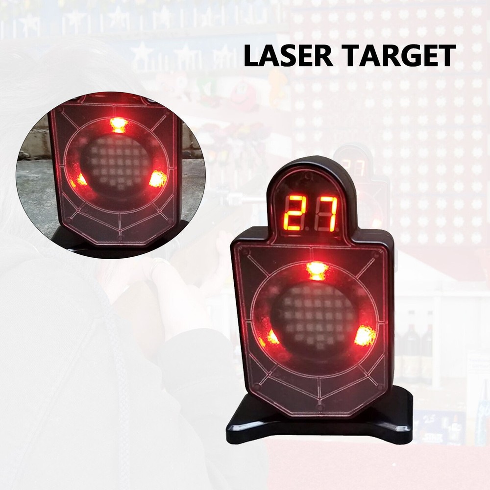 Electronic Laser Target Dry Fire Training Laser Induction Counting With light US