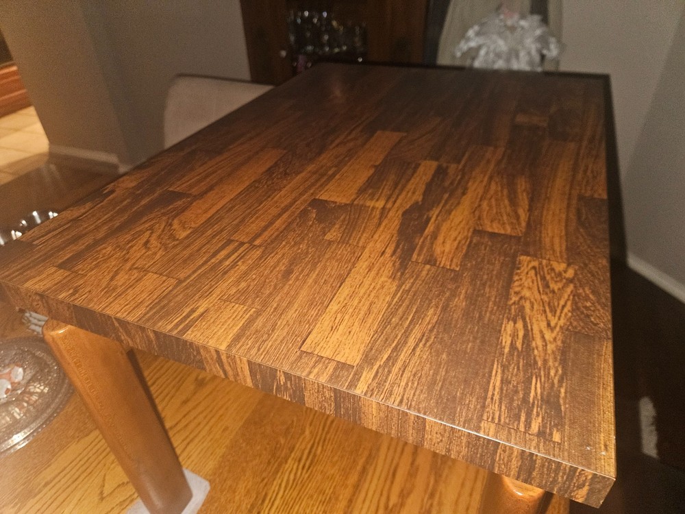 Mid Century Modern Jens Risom Side Table with Formula laminate top Beautiful