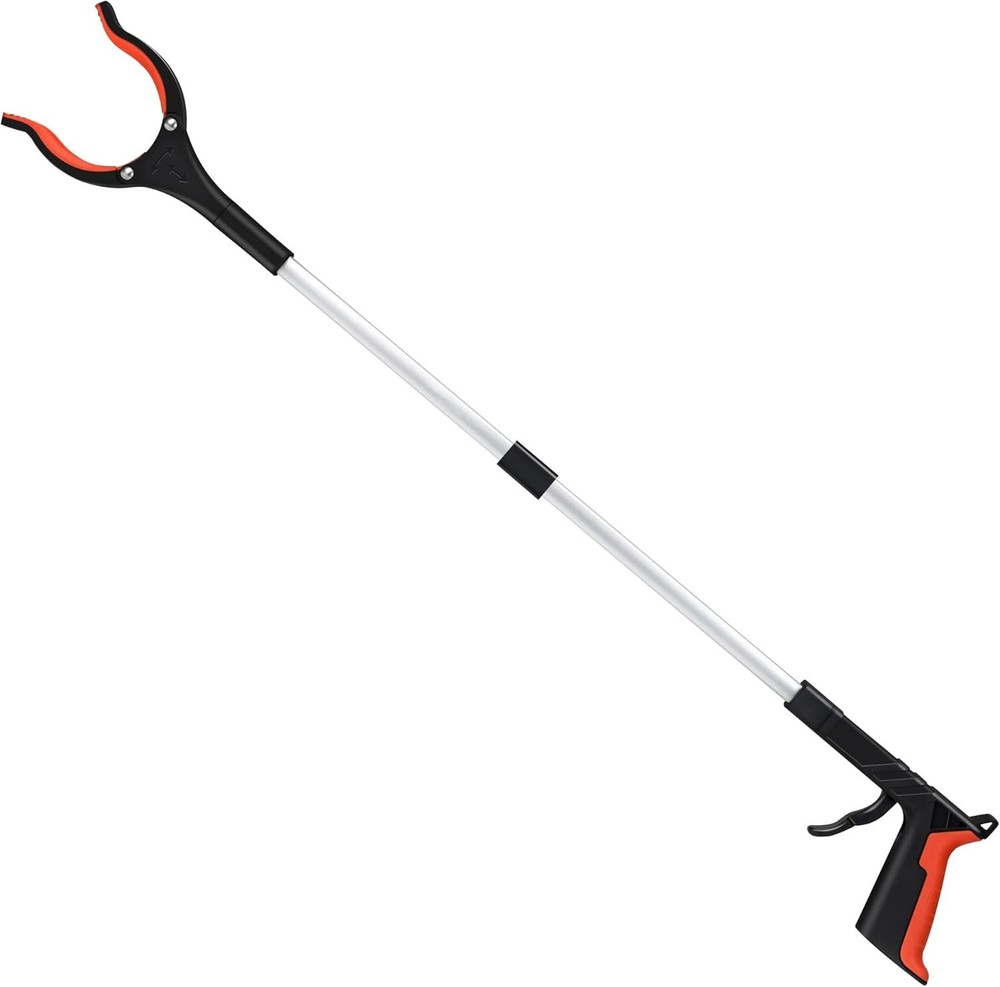 Extra Long 32-Inch Grabber Tool with Rotating Head for Effortless Mobility