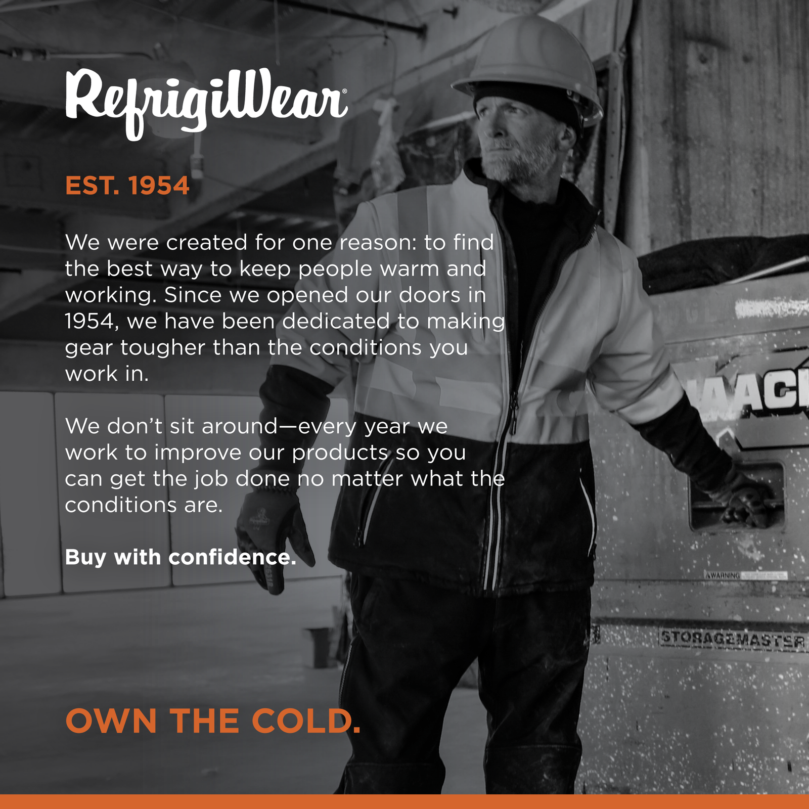 RefrigiWear Mens High Visibility Insulated Softshell Jacket with Reflective Tape