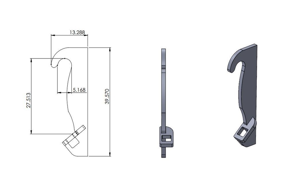 Blank Quick Attach for Cat Fusion Loader mounts