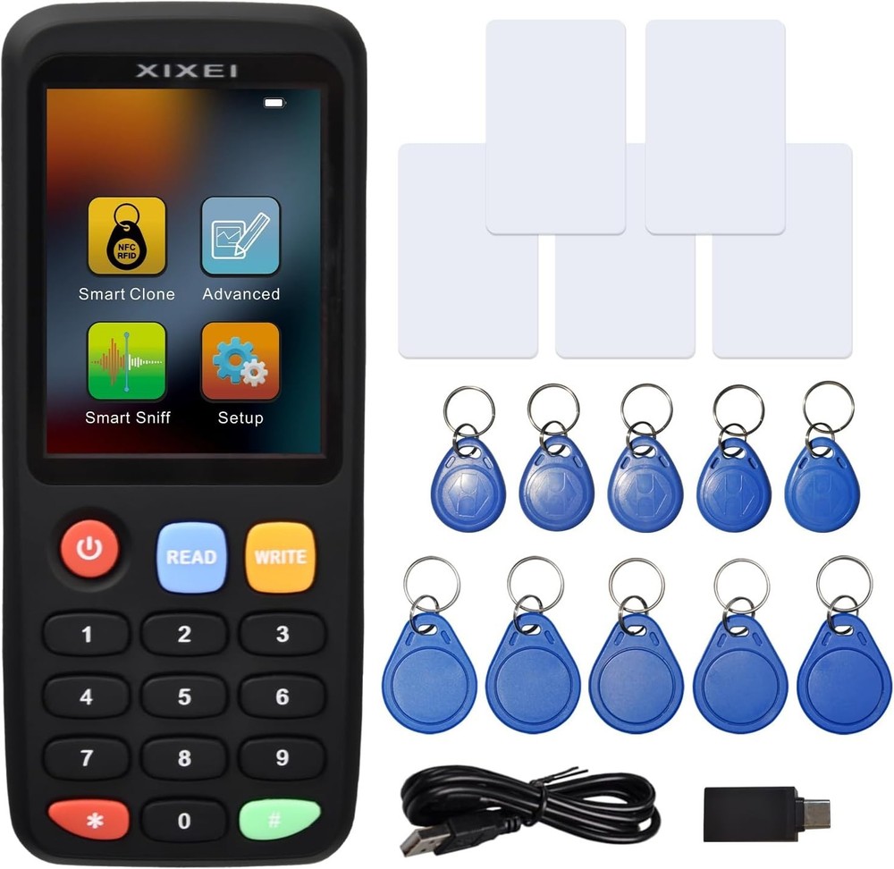 X7 NFC RFID Card Copier Reader Writer Duplicator for Mulit Frequency Read and...