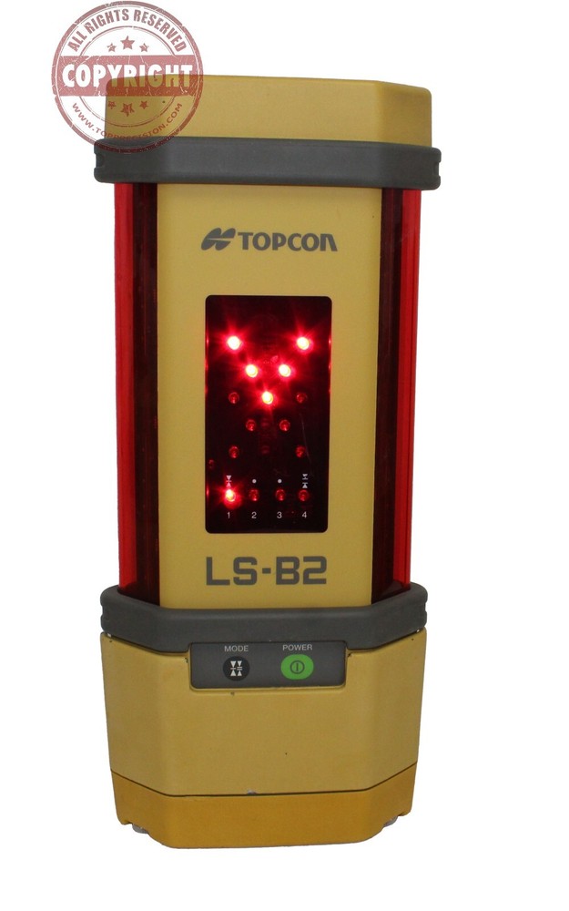 TOPCON LS-B2 LASER RECEIVER,BACKHOE,DOZER,TRIMBLE,SPECTRA,APACHE,MACHINE CONTROL