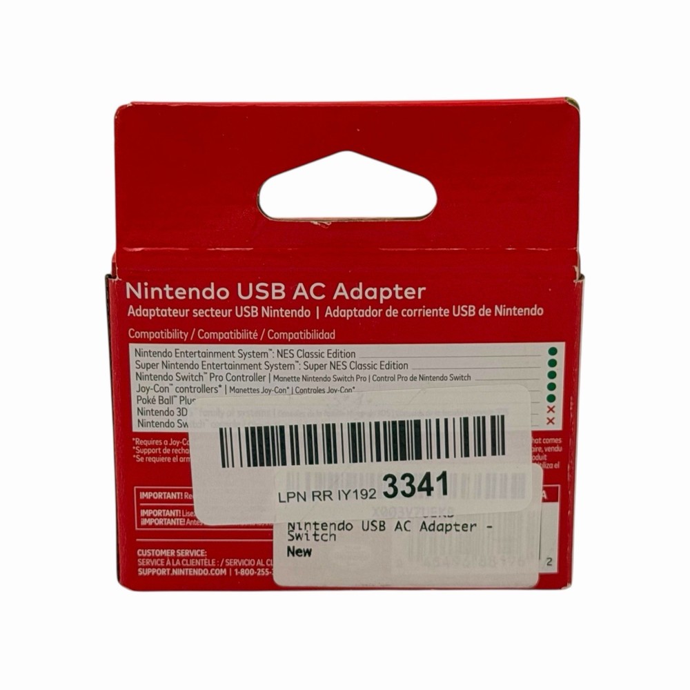 Nintendo USB AC Adapter (Open, Damaged Box)
