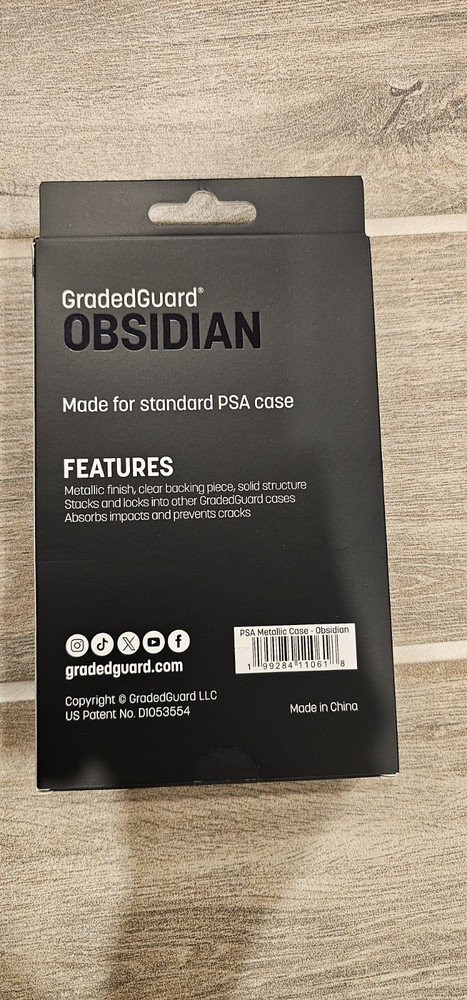 GradedGuard PSA Graded Card Case Guard Protector OBSIDIAN Limited Edition