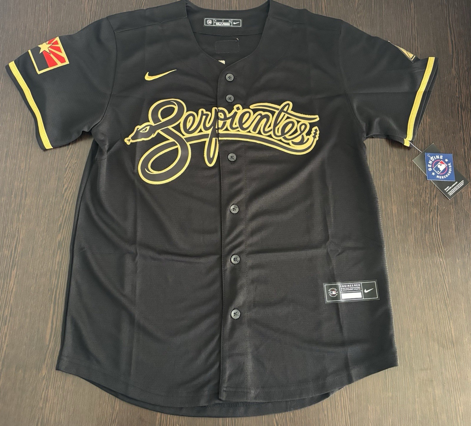 New Serpientes Corbin Carroll Arizona Diamondbacks All Size Jerseys! Ships fast!