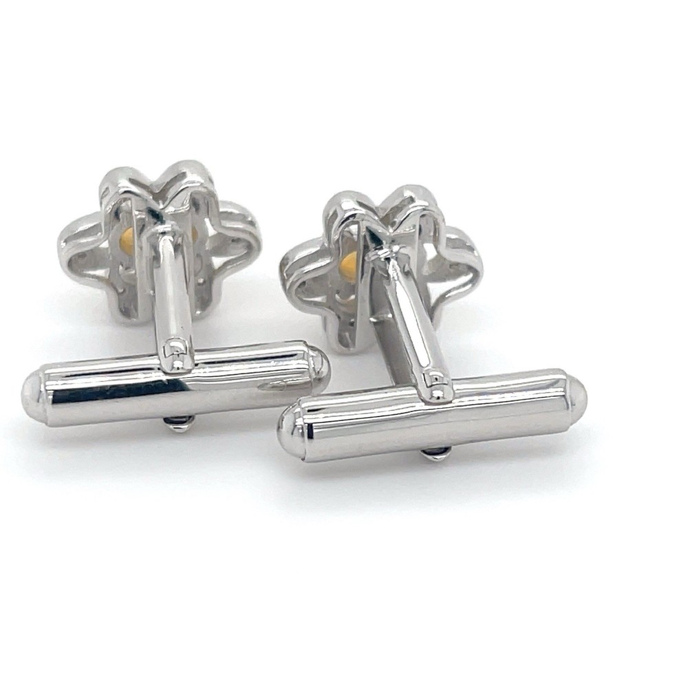 925 Silver Cufflinks with Opal.