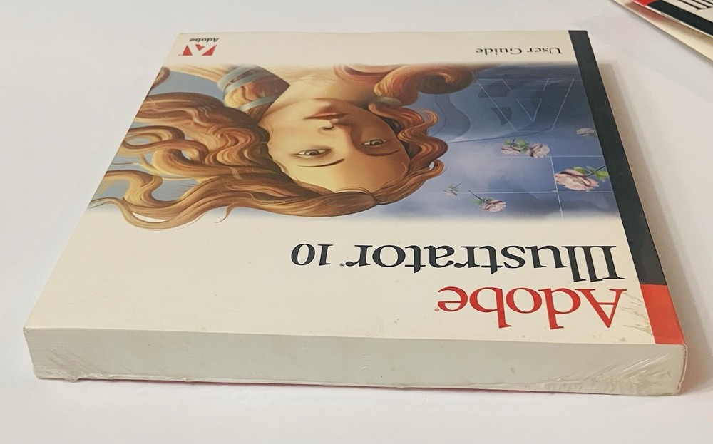 Adobe Illustrator 10 Mac Upgrade CD Set w/ Sealed User Guide & Extras, Vintage