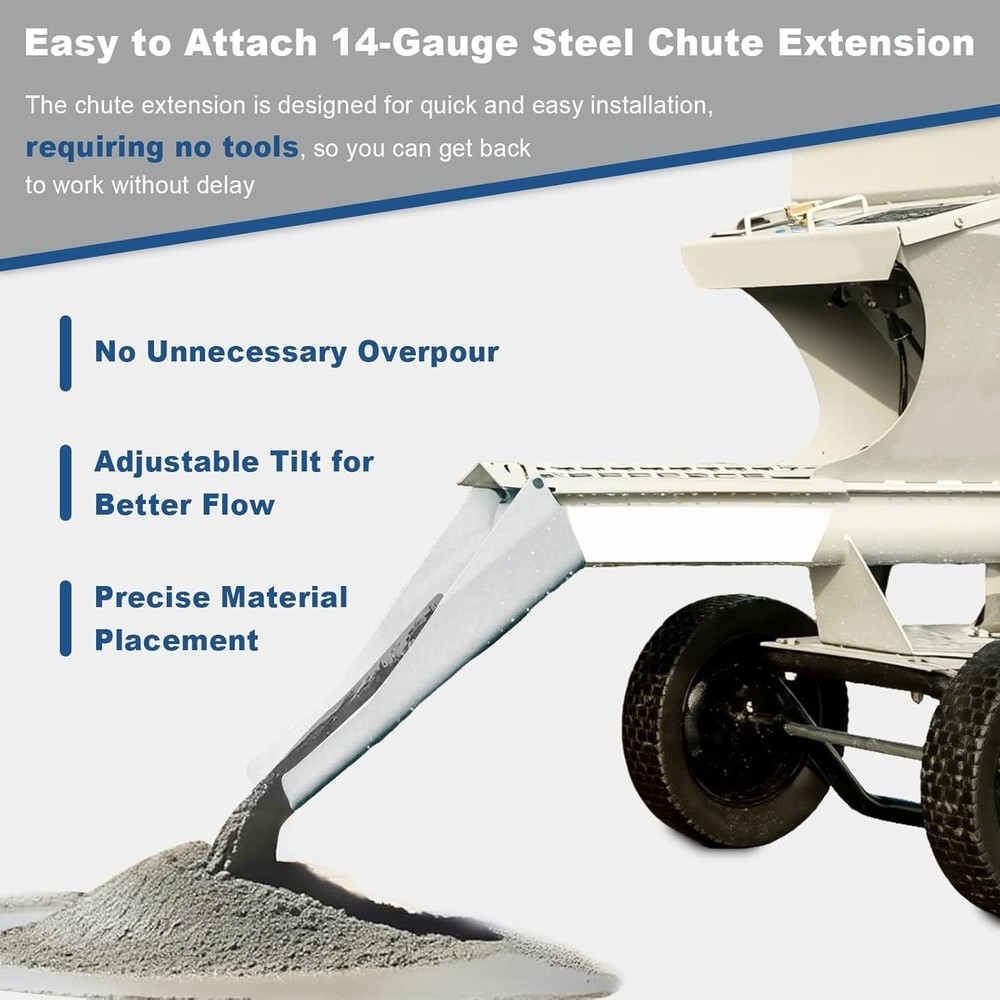 18 Concrete Chute Extension
