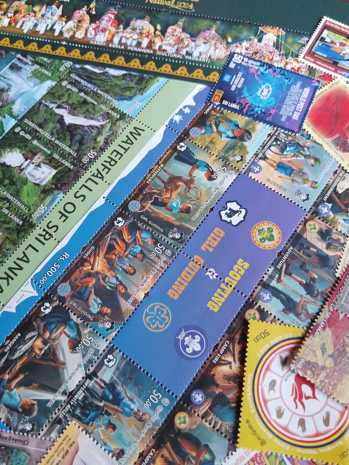 Sri Lanka Stamps Collection 2024 Year Pack Ceylon 45 Stamps (24 Individual,3MS)