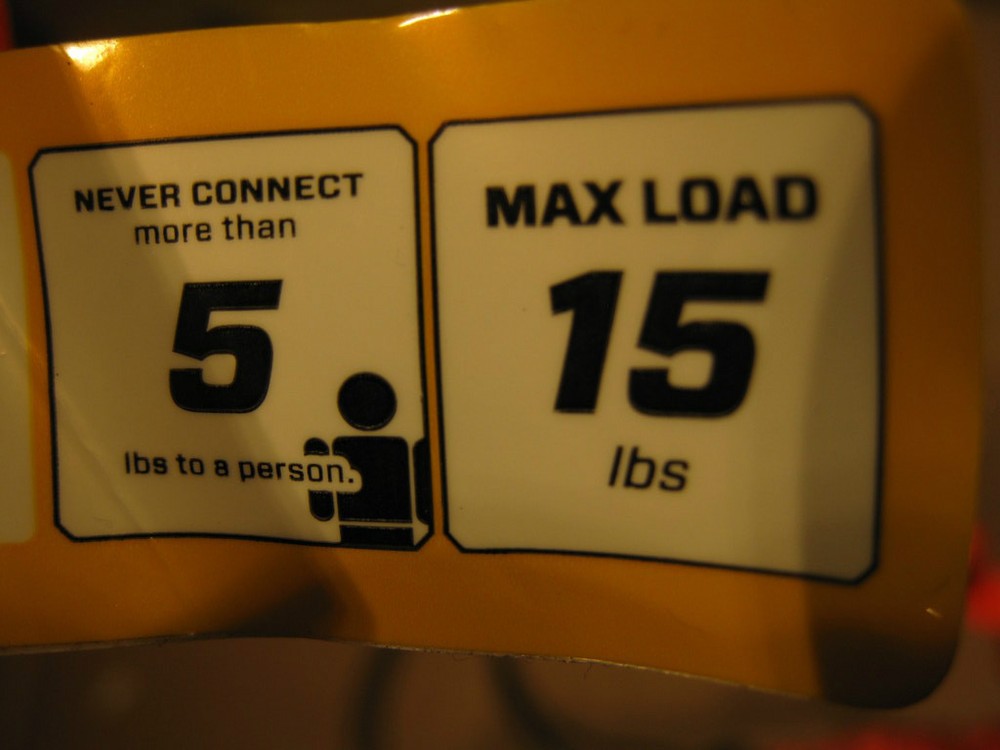 Python Safety Hook2Loop Lanyard Bungee Tether 15 LBS Carabiner EXT-H2LBUNGEE USA