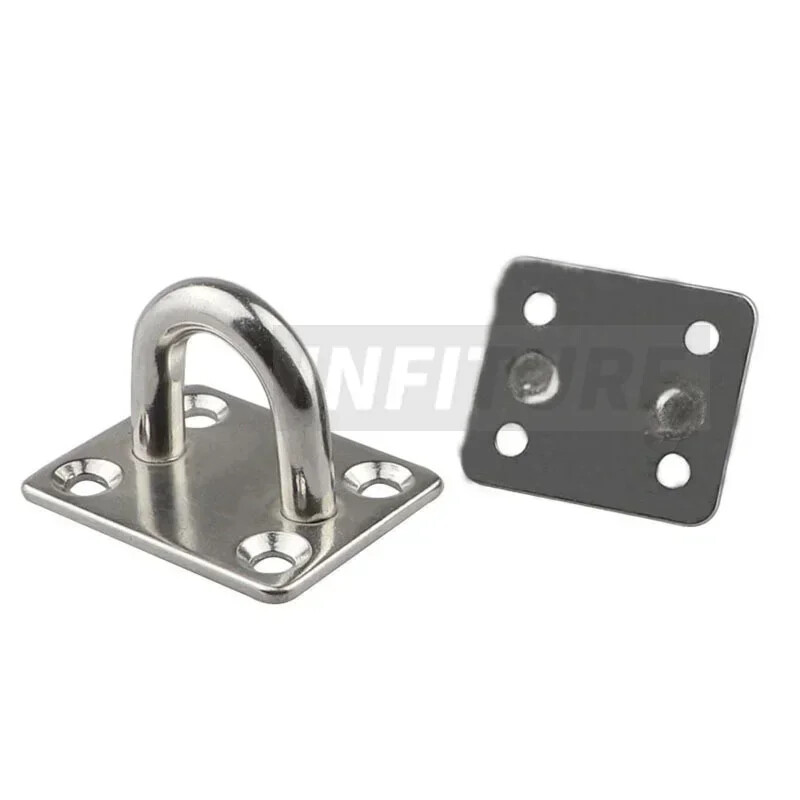 Pad Eye Plates Square Eye Plate Hook Mount Ceiling Fan A2 Stainless Steel M5-M10