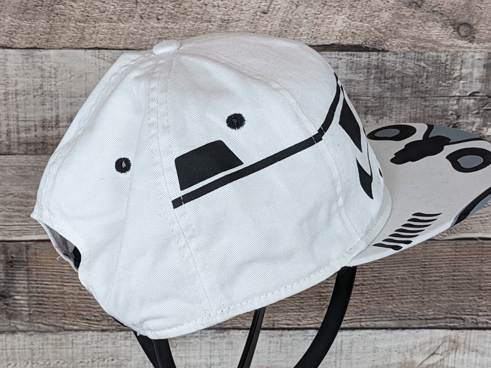 Star Wars Storm Trooper White Adjustable Snapback Cap Hat One Size