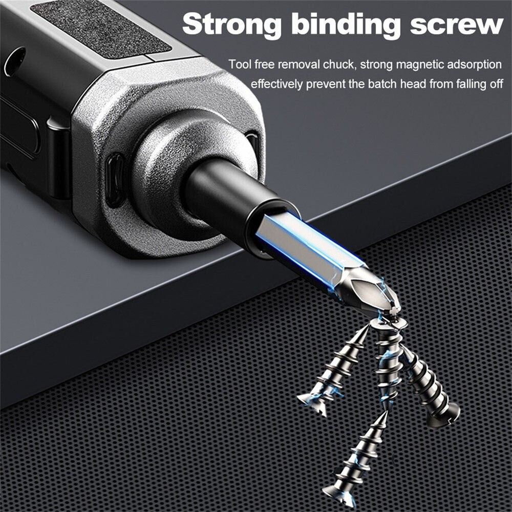 Rechargeable Mini Cordless Drill Electric Screwdriver Drill Bits Tool Kit