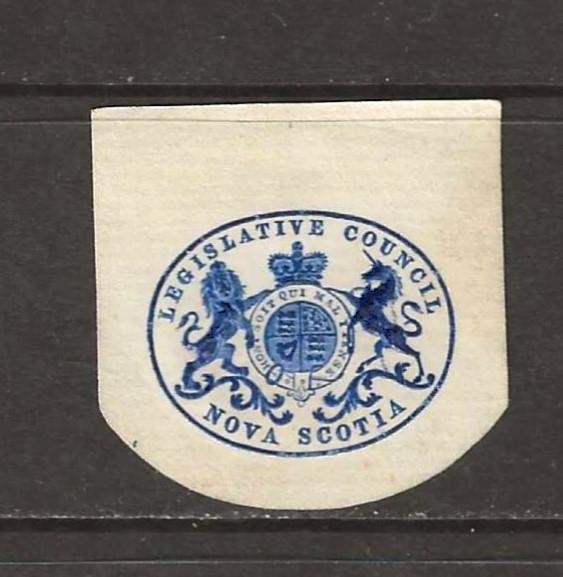 CANADA - NOVA SCOTIA LEGISLATIVE COUNCIL STAMP - G535