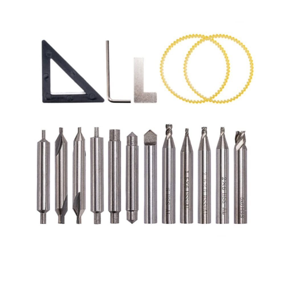 Key Cutting Machine Drill Bits Cutter Set for 368A 339C Vertical Key Machine Par